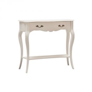 CONSOLLE IN LEGNO SHABBY CHIC BIANCO OPACO 